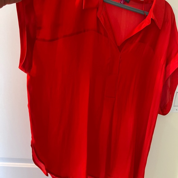 Vince Camuto red tunic 3x - Picture 4 of 6